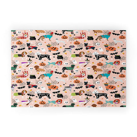 Petfriendly Dogs halloween costumes cute Welcome Mat