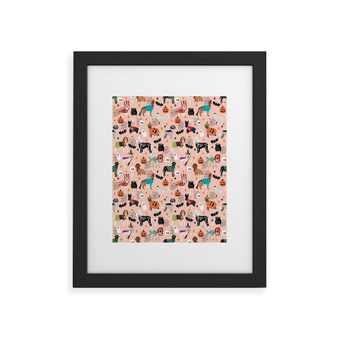 Petfriendly Dogs halloween costumes cute Framed Art Print