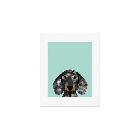 Petfriendly Doxie Dachshund merle Art Print