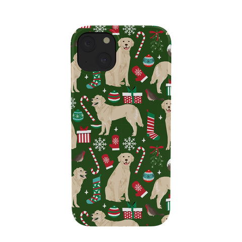 Petfriendly Golden Retriever festive christmas Phone Case