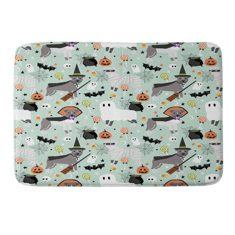 Petfriendly Pitbull halloween costumes Memory Foam Bath Mat