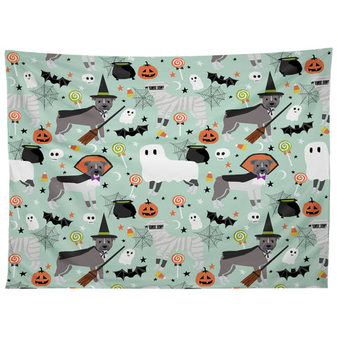 Petfriendly Pitbull halloween costumes Tapestry