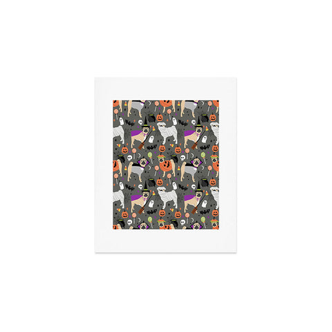 Petfriendly Pug halloween costumes mummy w Art Print