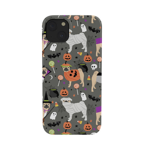 Petfriendly Pug halloween costumes mummy w Phone Case