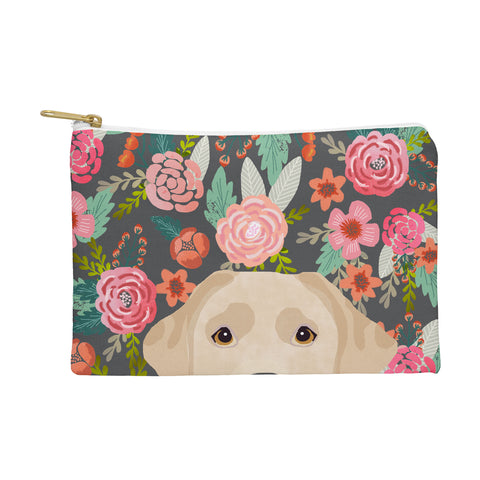 Petfriendly Yellow Lab dog portrait Pouch