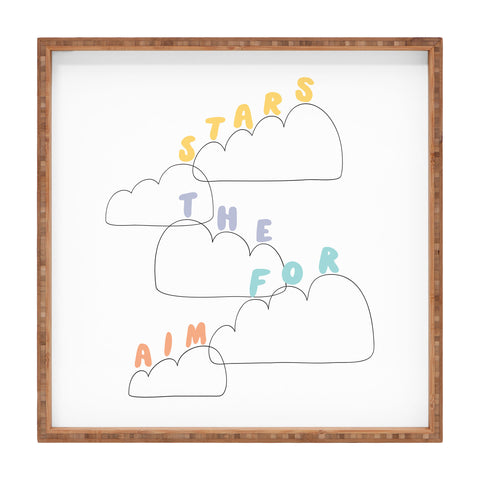 Phirst Aim for the stars Square Tray