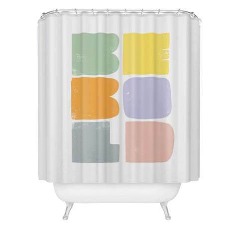 Phirst Be Bold Colors Shower Curtain