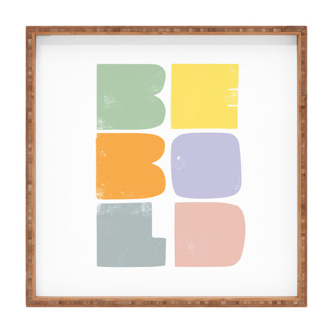 Phirst Be Bold Colors Square Tray