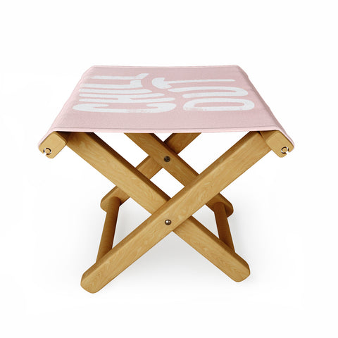 Phirst Chill Out Vintage Pink Folding Stool