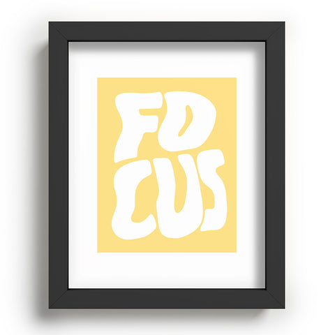 Phirst Focus yellow and white Recessed Framing Rectangle