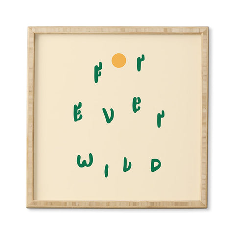 Phirst Forever Wild Cacti Framed Wall Art