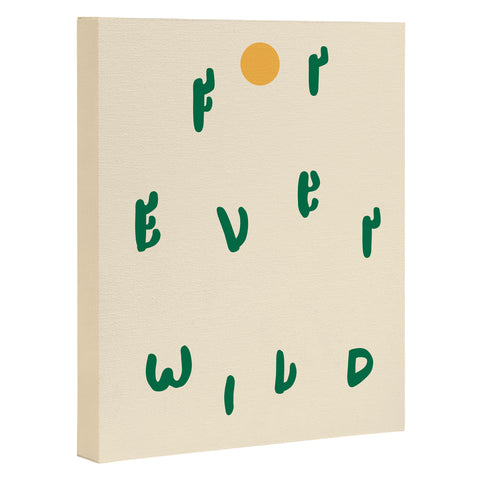 Phirst Forever Wild Cacti Art Canvas