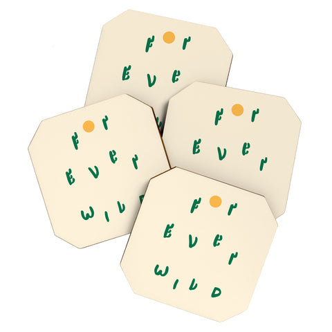 Phirst Forever Wild Cacti Coaster Set