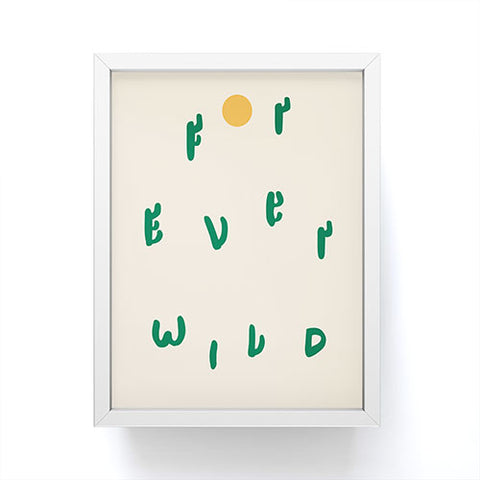 Phirst Forever Wild Cacti Framed Mini Art Print
