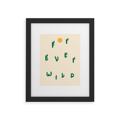 Phirst Forever Wild Cacti Framed Art Print