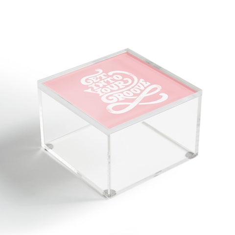 Phirst Get Into Your Groove vintage p Acrylic Box