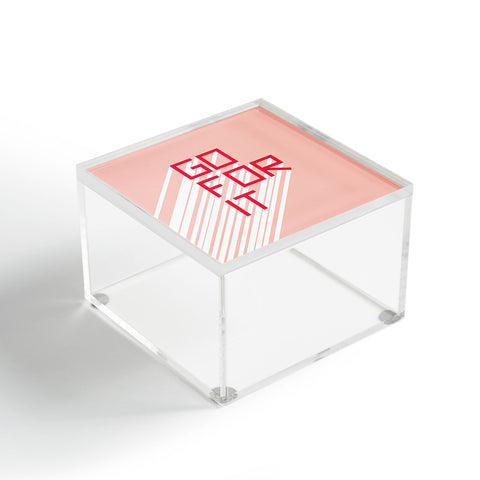 Phirst Go For It Pink Acrylic Box