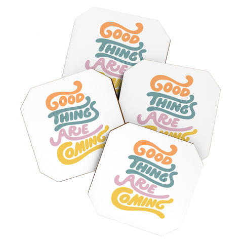 Phirst Good things are coming Coaster Set
