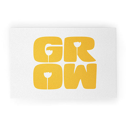 Phirst Grow Typography Welcome Mat