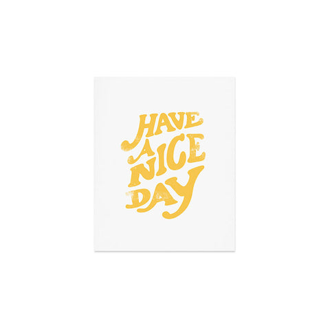 Phirst Have a peachy nice day Art Print