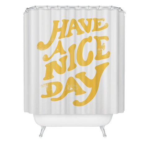 Phirst Have a peachy nice day Shower Curtain