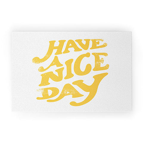 Phirst Have a peachy nice day Welcome Mat