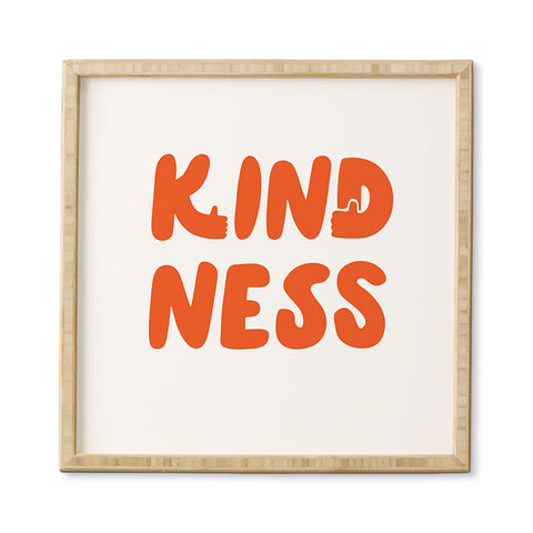 Phirst Kindness Thumbs Up Framed Wall Art