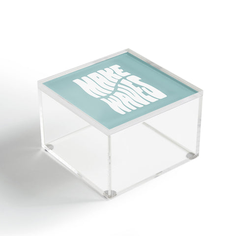Phirst Make Waves Pale Blue Acrylic Box