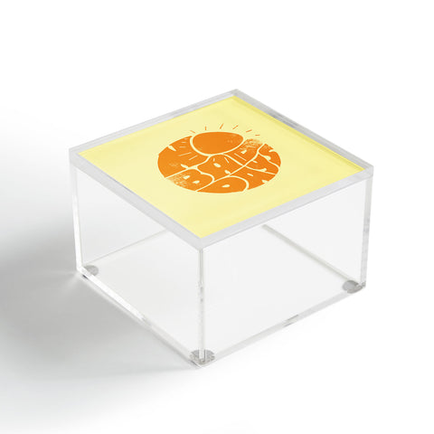 Phirst No Bad Days Retro Sun Acrylic Box