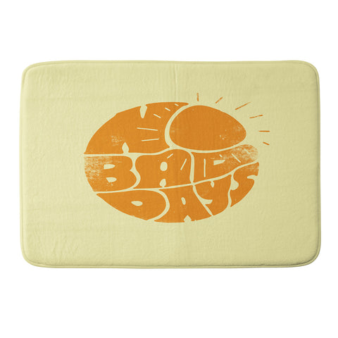Phirst No Bad Days Retro Sun Memory Foam Bath Mat