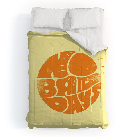 Phirst No Bad Days Retro Sun Comforter