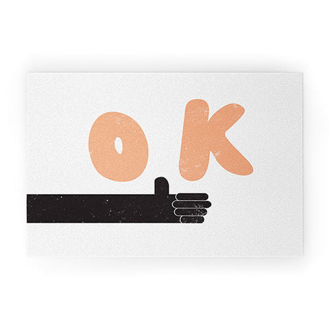 Phirst OK Thumbs Up Welcome Mat