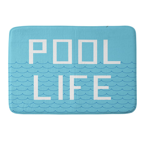 Phirst Pool Life Swimmer Memory Foam Bath Mat