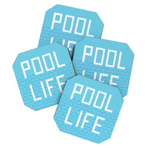 Phirst Pool Life Swimmer Coaster Set