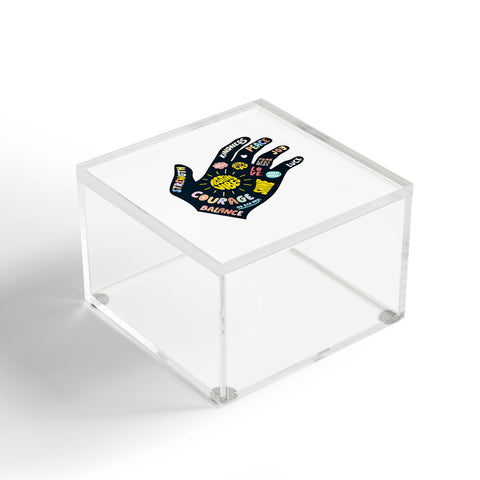 Phirst Positivity Helping Hand Acrylic Box
