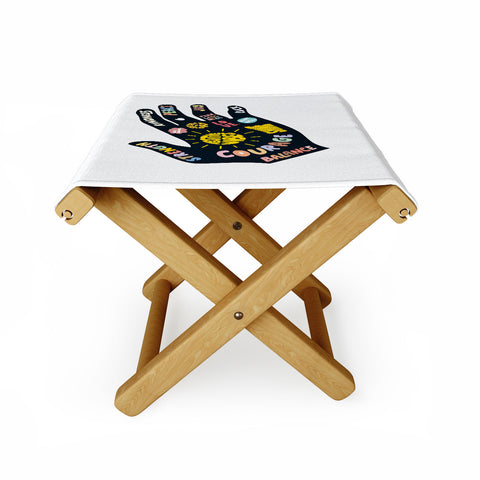 Phirst Positivity Helping Hand Folding Stool