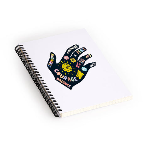 Phirst Positivity Helping Hand Spiral Notebook