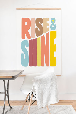 Phirst Rise and Shine Sun Art Print And Hanger