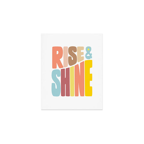 Phirst Rise and Shine Sun Art Print