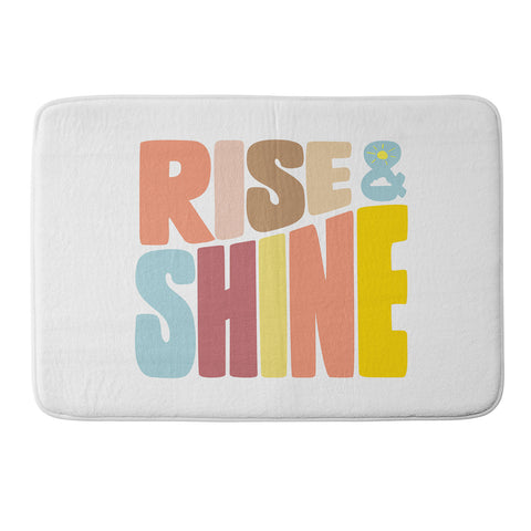 Phirst Rise and Shine Sun Memory Foam Bath Mat