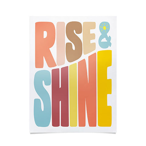 Phirst Rise and Shine Sun Poster