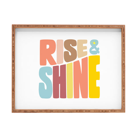 Phirst Rise and Shine Sun Rectangular Tray