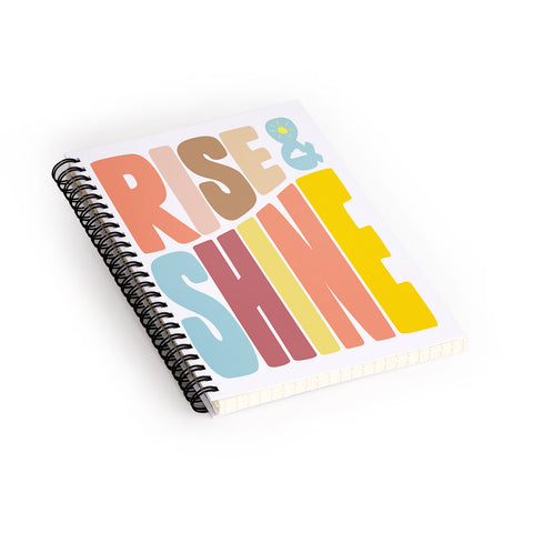 Phirst Rise and Shine Sun Spiral Notebook