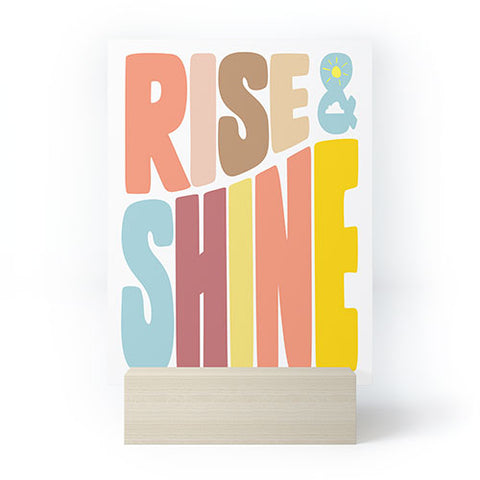 Phirst Rise and Shine Sun Mini Art Print