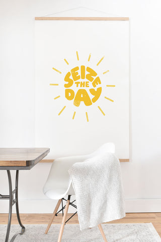 Phirst Seize the day Art Print And Hanger