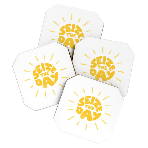 Phirst Seize the day Coaster Set