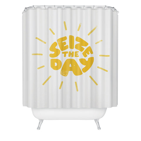 Phirst Seize the day Shower Curtain