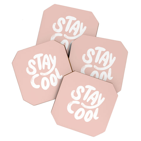 Phirst Stay Cool Pink Coaster Set
