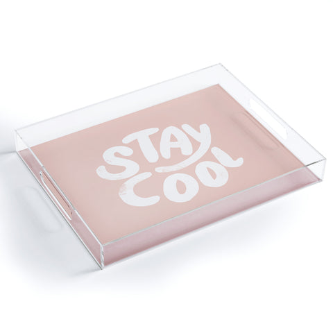 Phirst Stay Cool Pink Acrylic Tray