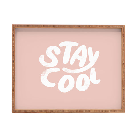Phirst Stay Cool Pink Rectangular Tray